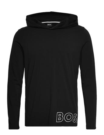 Identity Ls-Shirt H. Underwear Night & Loungewear Pyjama Tops Svart BOSS
