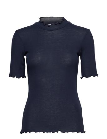 Nelli Ss 9400 T-shirt Top Blå Samsøe Samsøe