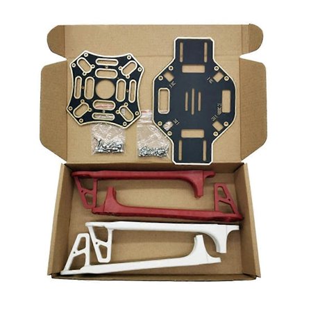 F450 Drone Frame Kit 4-Akset Luftstel Quadcopter Ramme Hjul med Landingsstel til RC Multicopter