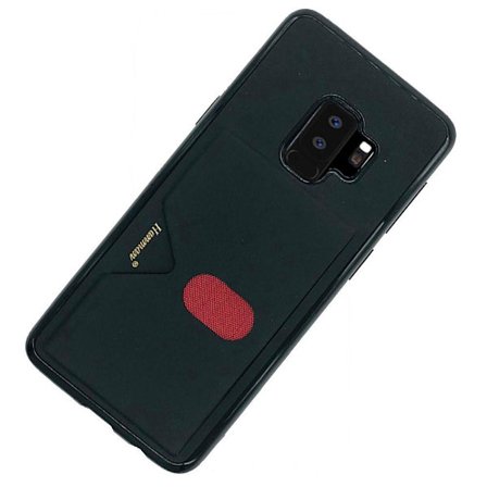 Samsung Galaxy S9+ - Stilsäkert Exklusivt Skal med Kortfack