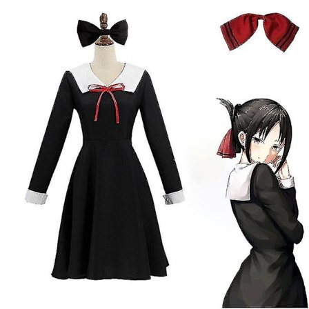 Anime Kaguya-sama Shinomiya Kaguya Cosplay Kostymer Halloween Anime Kostym V1 för kvinnor
