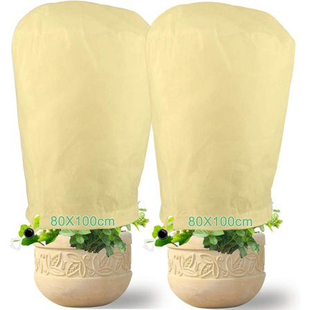 Plante Vinterdekke, Vinter Slør, Plantedekke, Plantebeskyttelsesdekke, 80 x