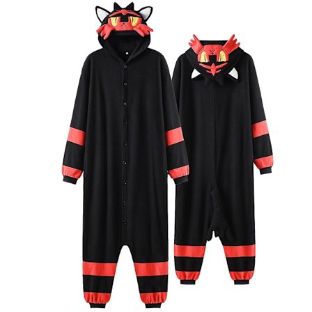 Ko Kigurumis Anime Onesies Kvinder Mænd Kedeldragter Sjovt Sødt Sæt til Voksne Vinter Pyjamas Festival Outfit Dyrekostumer Jumpsuit Høj Kvalitet-