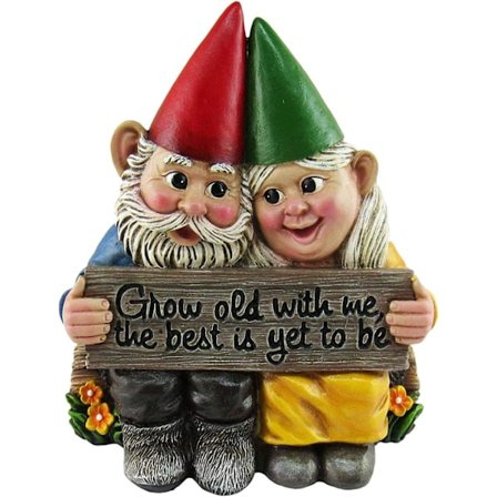 Havenisse, havestatue ornament juleudklædning harpiks dværg, sjov havestatue til haveplæne boligindretning gave