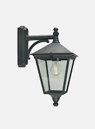 London 481 utelampe - sort