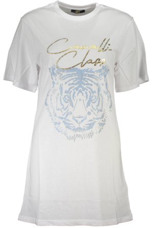 Cavalli Class T-shirt Maniche Corte Donna Bianco