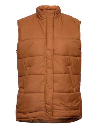 Michel Puffer Vest Brown A-View