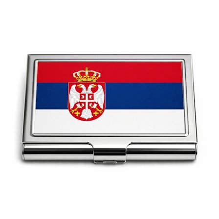 Kortholder - Serbia flagg