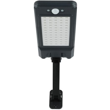 60 LED solcelle vegglampe dimbar gatelys PIR bevegelsessensor utendørs gårdsplass med fjernkontroll vanntett solcellelampe for hage