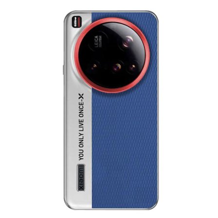 Xiaomi 15 Ultra - Kameradesign med Diamanttextur Läder PC fodral