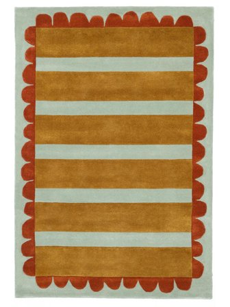 Liora 140X200 Klein Groen/Multicolor Wol Vloerkleed