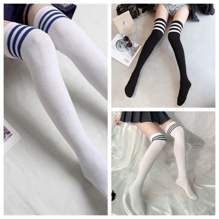 3 par stilfulde høje ben