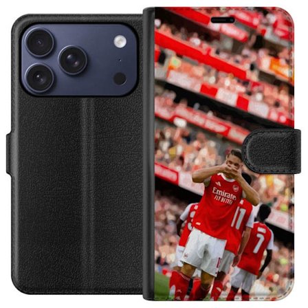 Kompatibelt Lommeboketui til Apple iPhone 17 Pro Arsenal fotball – Martin Ødegaard målfeiring i rød drakt