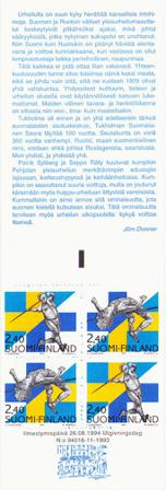 Finland 1994 - MICHEL MH37 - Postfrisk hæfte