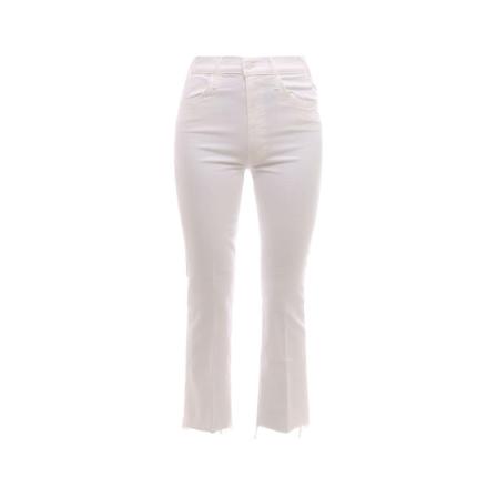 Mother, Cropped Trousers Wit, Dames, Maat:W26