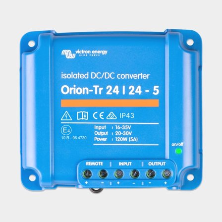 Convertitore DC/DC 24 V a 24 V Victron Orion-Tr Isolated 24/24-5, 120 W, 5 A