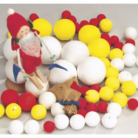 Papperskulor 18mm vit 200/fp - Lyreco - Skola och förskola - Hobbymaterial - Papperskulor