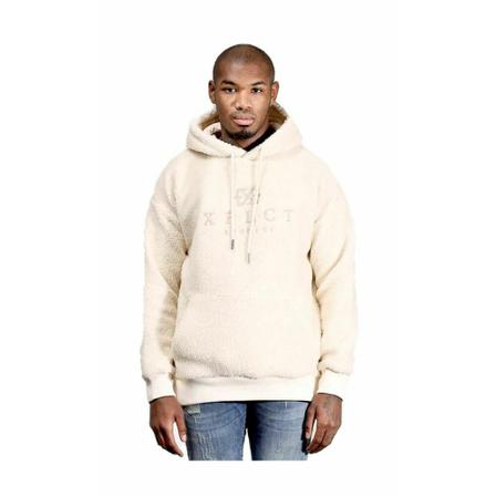 Xplct Studios Teddy Hoodie Beige , Beige , Heren , Maat: L