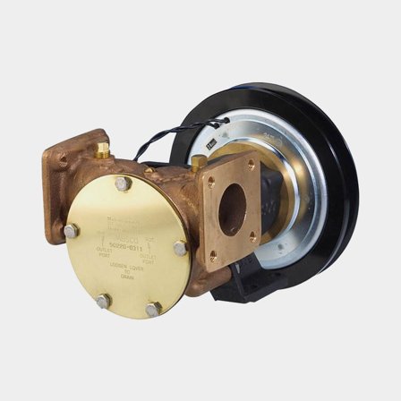 Pump med remskiva 1xB spår 24V