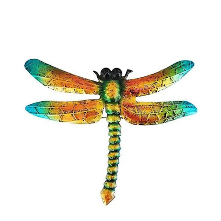 Jern Hængende Dekoration Dragonfly Hjemmevæg Kunst Dekoration Hængende Dragonfly