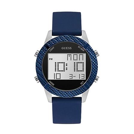 Guess, Watch UR - W1037G1 Blauw, Heren, Maat:ONE Size