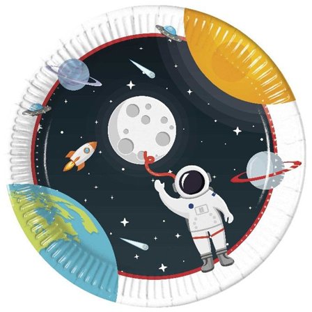 Tallrikar Rymden 8-pack - Rymden Kalas Dekoration - Kalaslagret.se