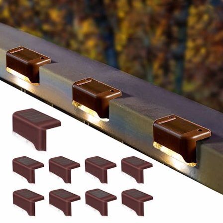 Professionel solcelle udendørsbelysning trådløs (8 stk.)