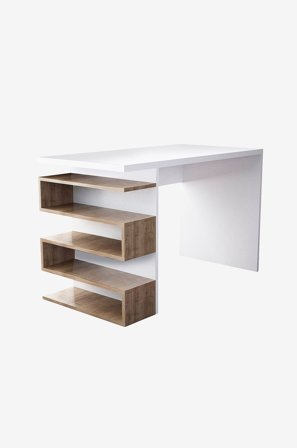 Hanah Home - Skrivebord Snake - Hvid - Skriveborde - Fra Homeroom