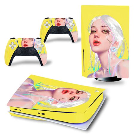 PlayStation 5 spelkonsol skyddande hud klistermärke skal