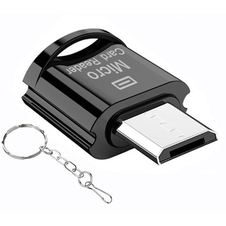 Mini-mobiltelefonkortläsare typ C/Micro USB/Lighting, höghastighets TF-kort OTG-kortläsare