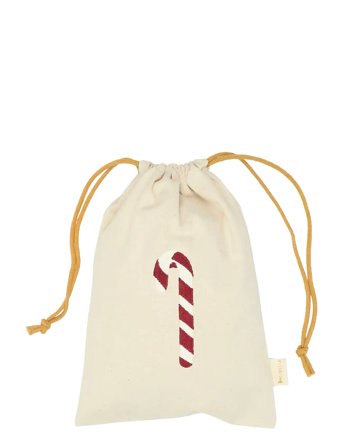 Fabelab Christmas Gift Bags - Candy Cane - Cream - ONE SIZE