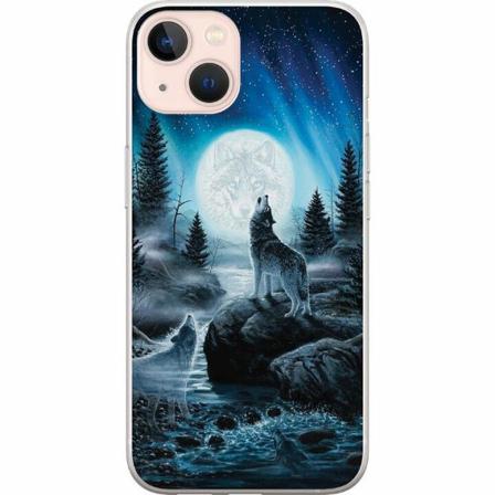 Apple Iphone 14 Genomskinligt Skal Wolf / Varg