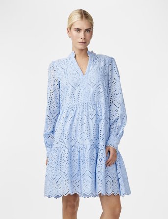 YAS Yasholi Ls Dress S. Noos - Blue - S