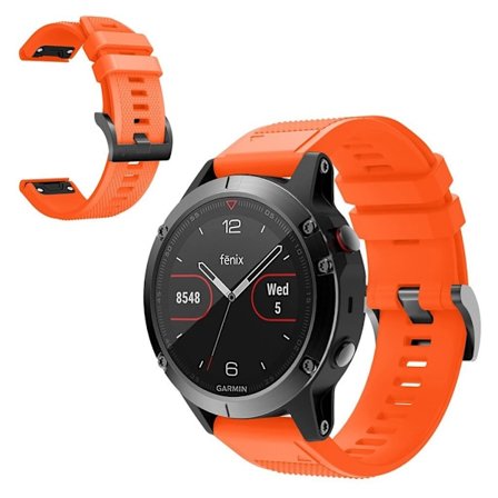 Garmin Fenix 5 durable silicone watch band - Orange