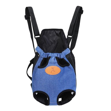 Pet Cat-rygsæk Puppy Cat-bæretaske BLÅ L