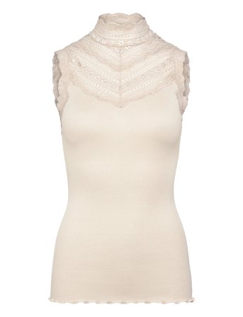 Rosemunde | Rwbenita Silk Sl Turtleneck Lace To | XS