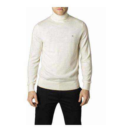 Calvin Klein Jeans, Turtlenecks Wit, Heren, Maat:M