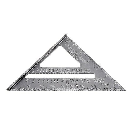 2-pack Triangelmåttstock 7 tum Triangelmåttstock Aluminiumlegering Snabbvinkelgrader
