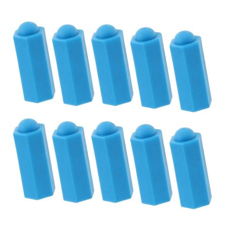 10x Pool Cue Tip Cover Beskyttelsesetui Bærbar Billard Cue Tip Beskytter