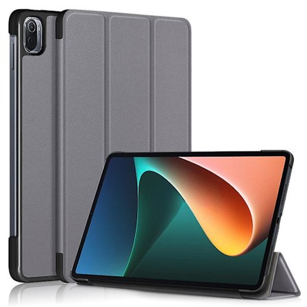 Premium Stand Auto Wake/Sleep Ultra Slim Smart Case Cover med för Xiaomi Pad 5 Pro(Style C Xiaomi Pad 5 Pro,Grå)