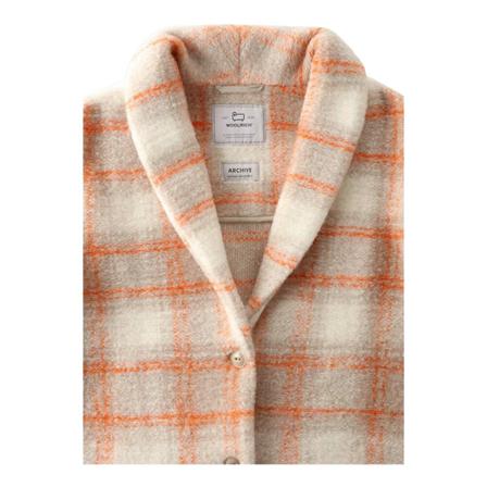 Woolrich Single-Breasted Coats inbo, Dame Uldfrakker, Størrelse: XS