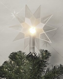 Star Trading Jul Toppstjärna Topsy Vit - Jul