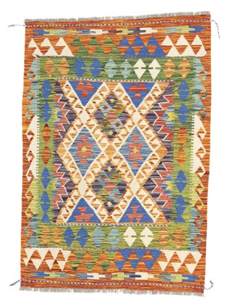 Kilim Afghan Old Style Rug Oriental Orange/Brown (Wool, Afghanistan)