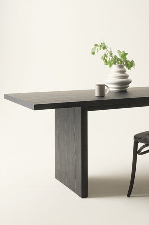 Jotex - Spisebord 90x270 Cm Svart ask - ASPELUND - Kjøp Spisebord hos Jotex