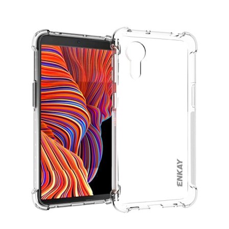 ENKAY genomskinligt droppsäkert fodral för Samsung Galaxy Xcover 5