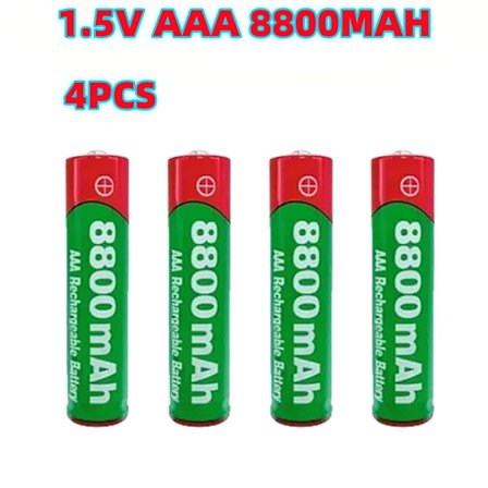 NYT 8800mAh genopladeligt batteri AAA alkalinitetsbatteri 1,5 V AAA-batteri til ure Mus Computere Legetøj Så videre