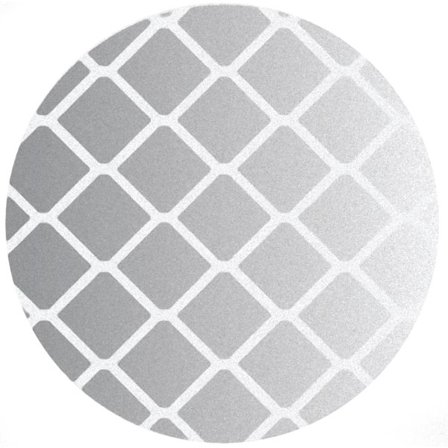 20-pak rund selvklæbende reflektorer 50 mm Sikkerhed i mørket Refleksklistermærker Refleksklistermærker Cykelklistermærker på barnevogn (Hvid)