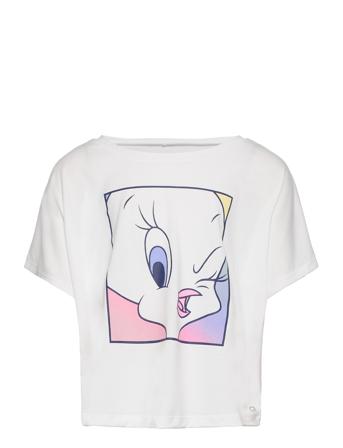 Gapfit Kids Recycled Lo Y Tunes Boxy Graphic T-Shirt T-shirt Hvid GAP