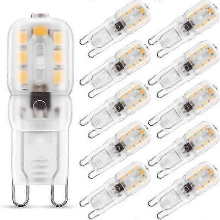 2W G9 Varmvit 3000K 230V 180lm 10-pack szsh02