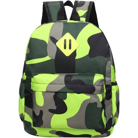 Barnehagesekk Kamuflasje Småbarn Barn Skolesekk Bokveske (grønn)